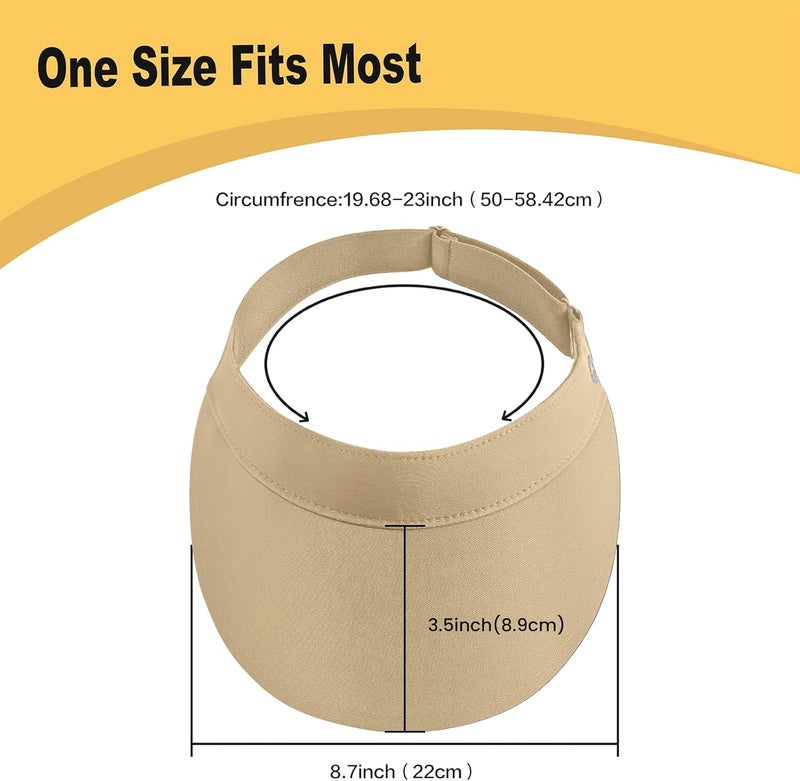 Wander Running Sun Visor Hats Wide Brim UV Protection Sports Golf Tennis Elastic Band Mesh Cap for Women - Image 3